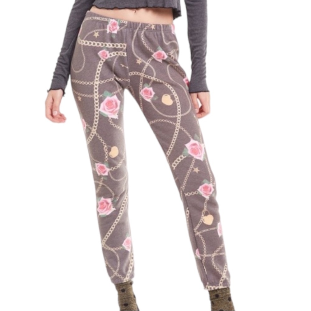 Wildfox Rose Gold Knox Pants in Brown NWT